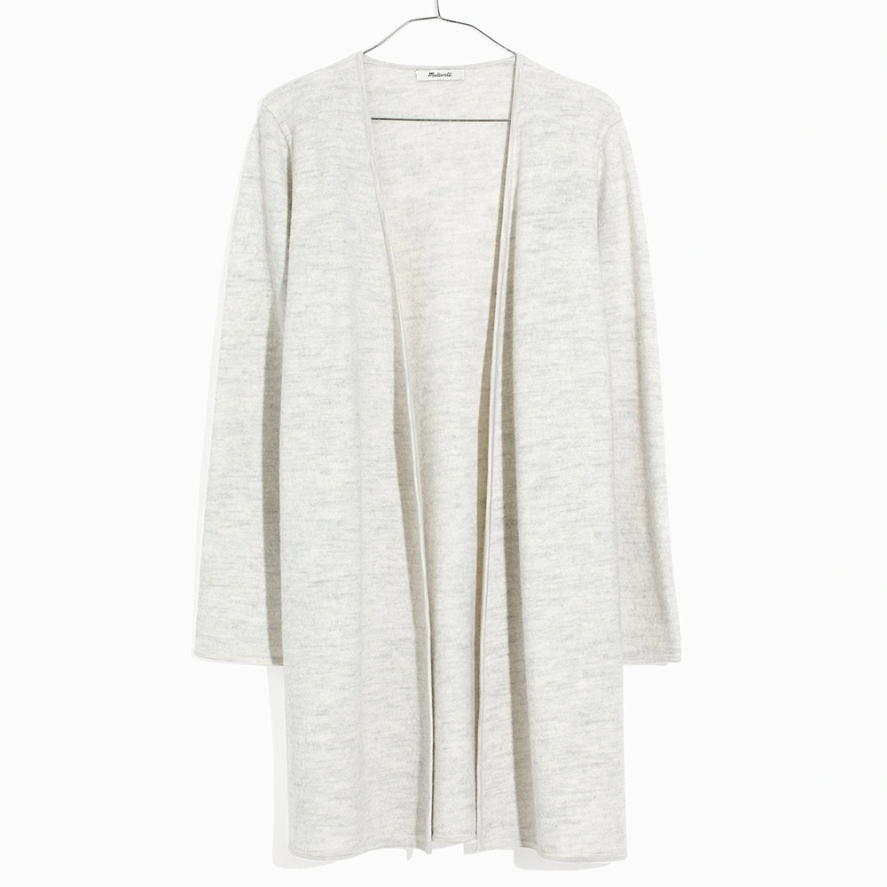 Madewell Women’s Heather Gray Wool Cardigan